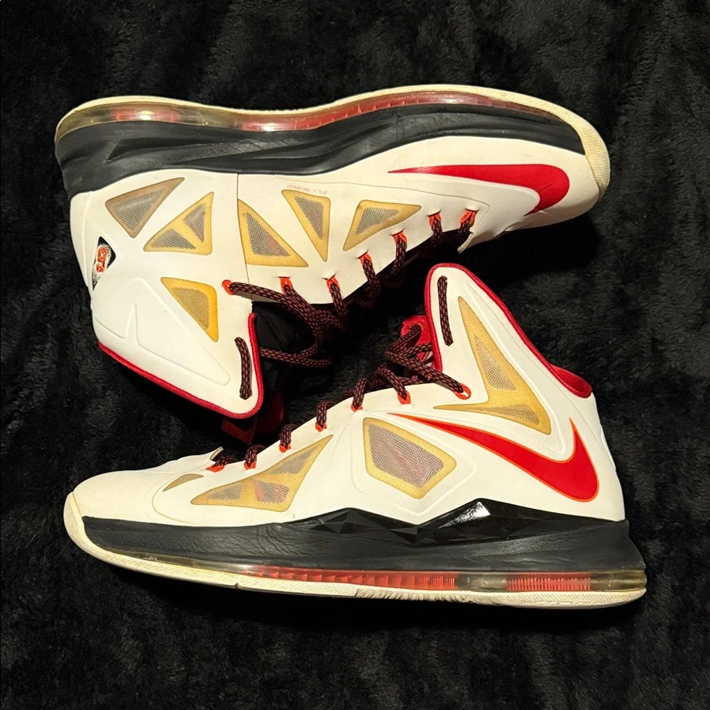 Nike LeBron 10 Miami Home Red & White - Picture 6 of 7